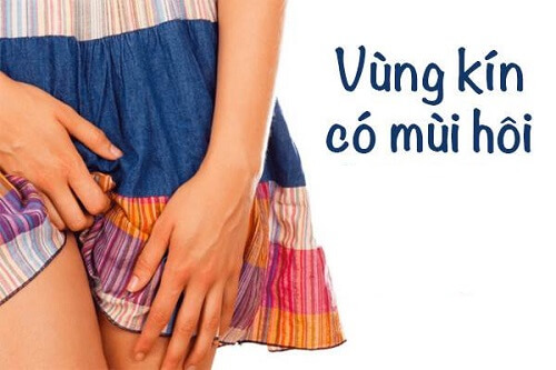 Vùng kín có mùi hôi